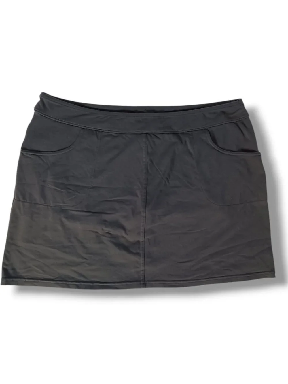 Eddie Bauer Stretch Activewear Mini Skirt Skort Nylon Hiking Size XL